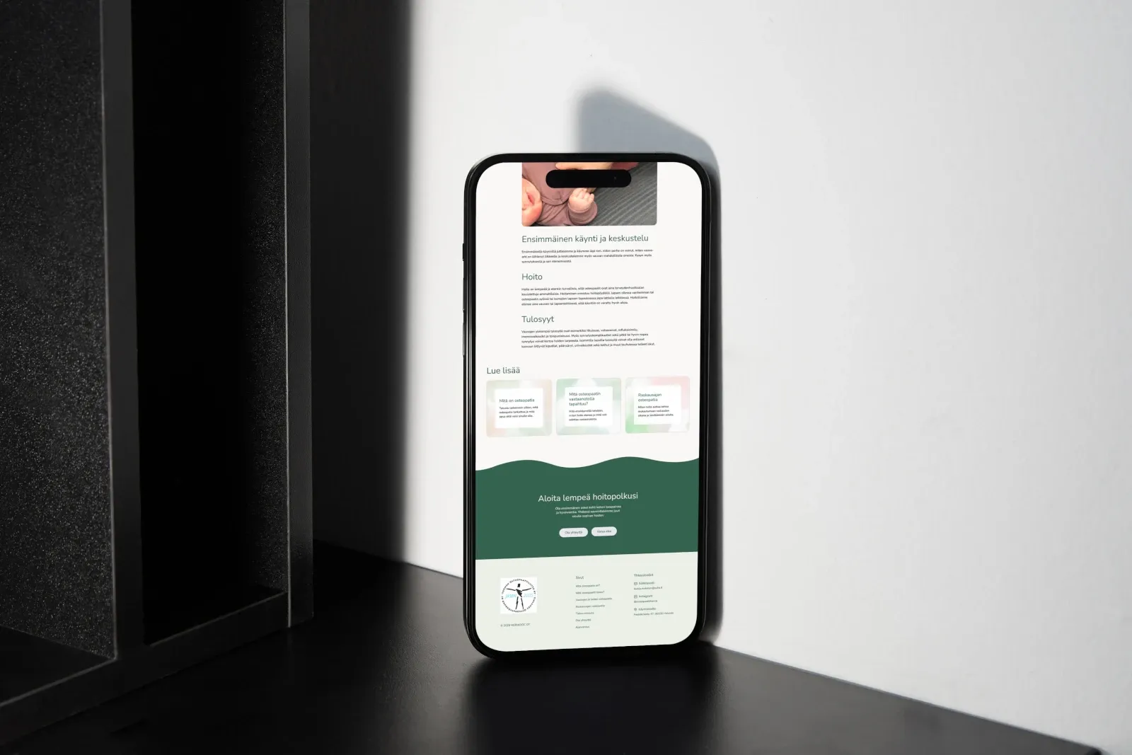 Osteopaatti Kaisla verkkosivut