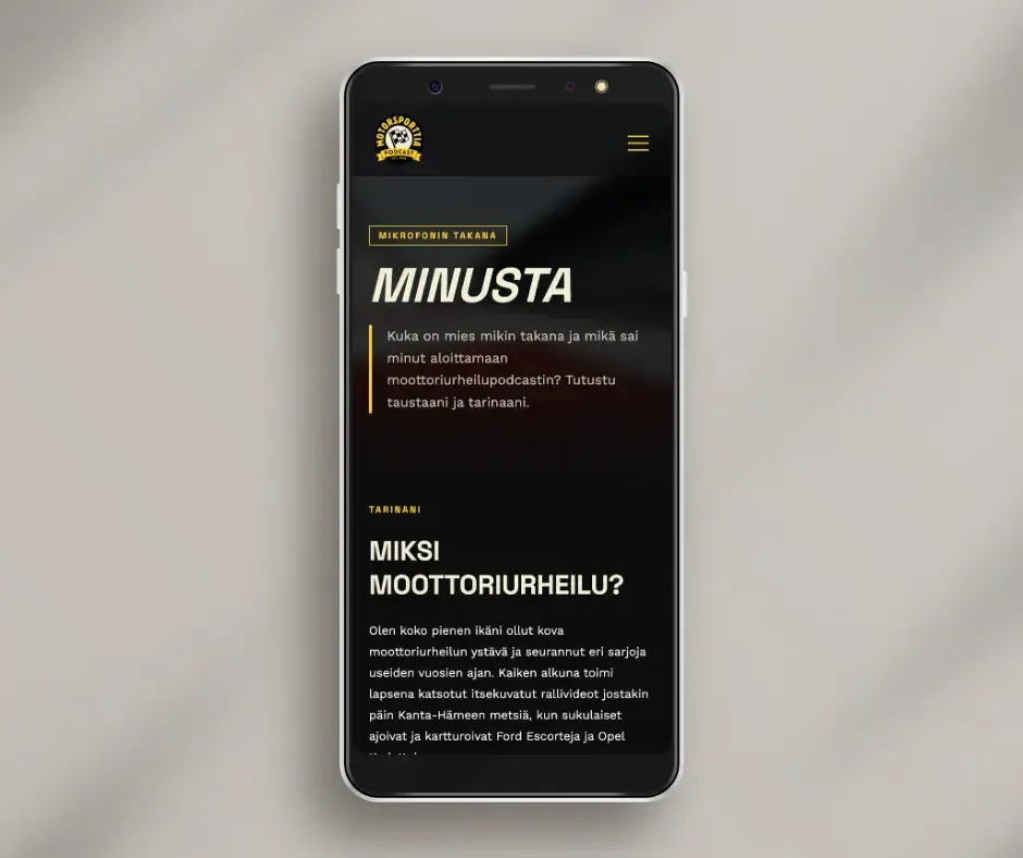 Motorsporttia Podcast - mobiiliversio